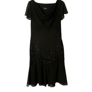 Dress Barn Embellished Little Black Dress Size 10